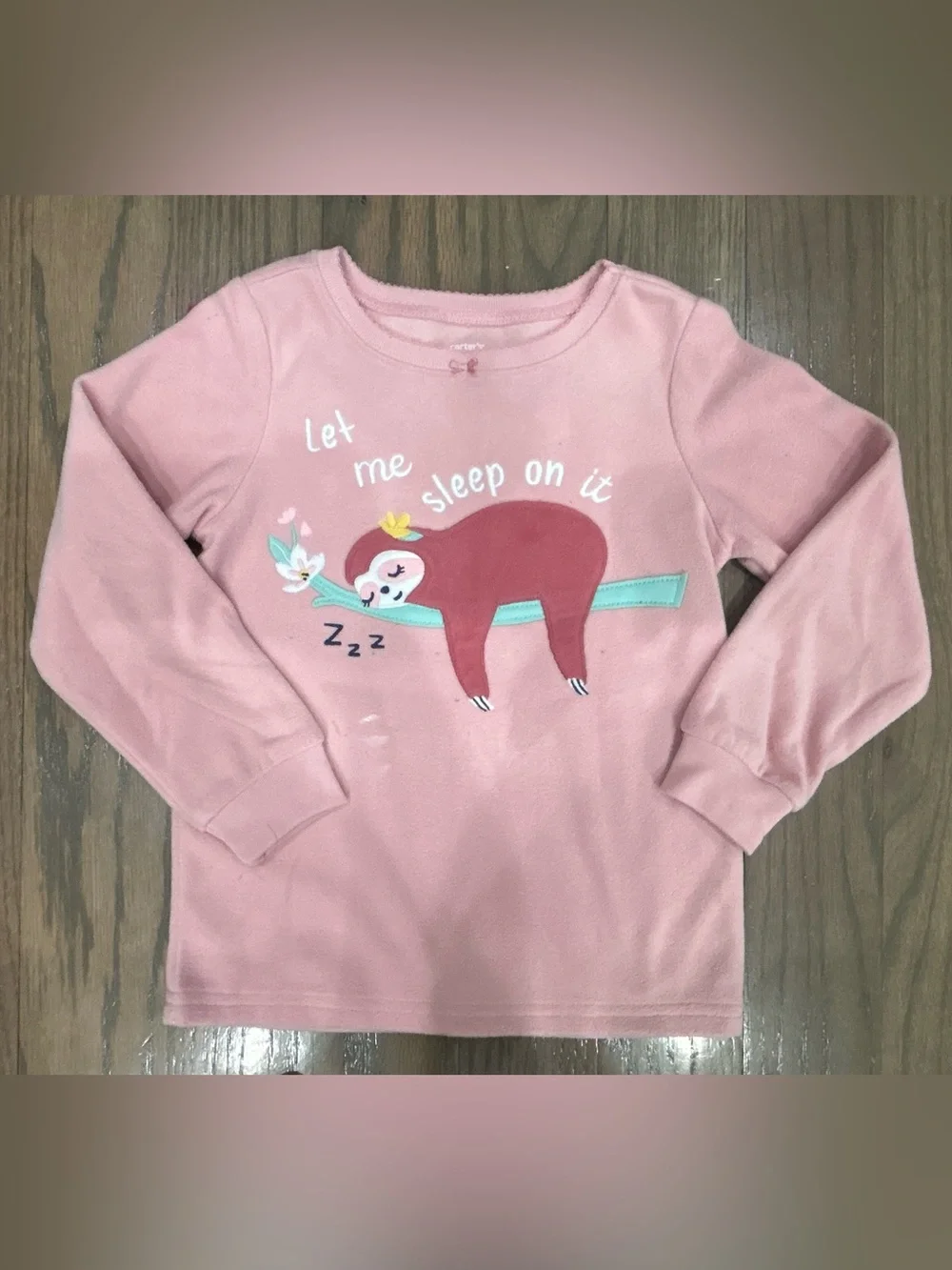 Girls Carter’s PJ Top Size 5 Like New